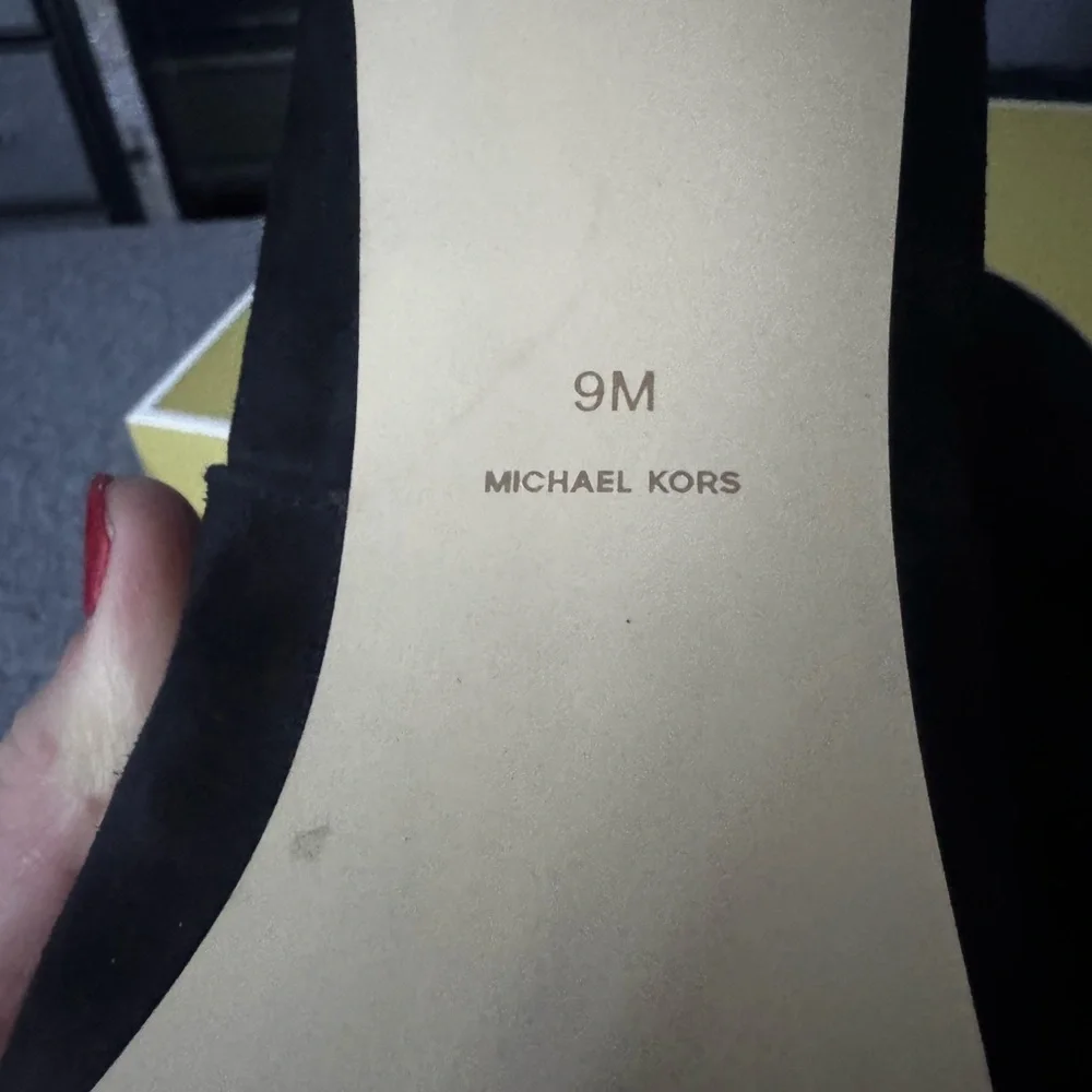 Michael Kors Black Heeled Boots